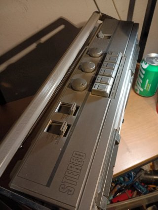 Radio Cassette Silver ST565 Años 80