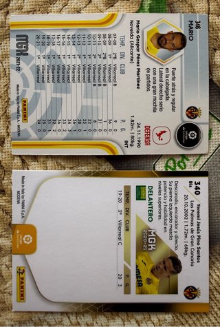 4 Cromos Villarreal CF - Megacracks 20-21 / 21-22