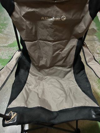Silla Plegable Klimber Beige y Negra