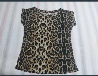 Camiseta Estampado Leopardo