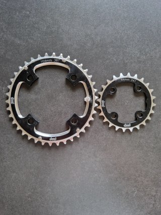 Corone PMP 104mm 38T e 64mm 24T