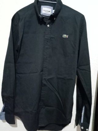Camisa Lacoste Negra