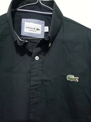 Camisa Lacoste Negra