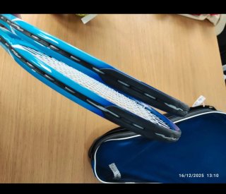Conjunto raquetes ténis com bolas e saco