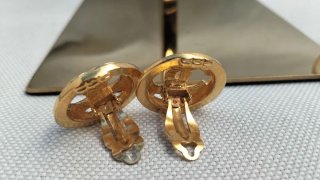 Pendientes Chanel Coco Mark Bañados en Oro