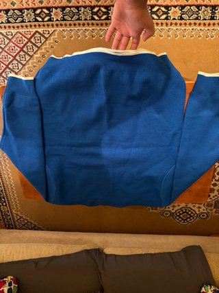 Sudadera Casa Blanca Azul y Blanca