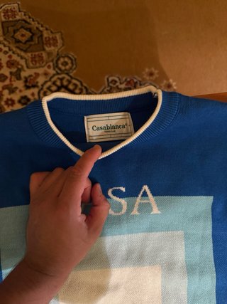 Sudadera Casa Blanca Azul y Blanca
