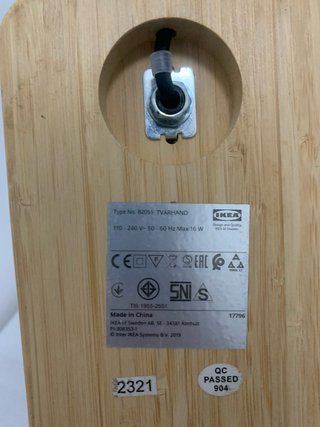 Lámpara de mesa Ikea bombilla cálida
