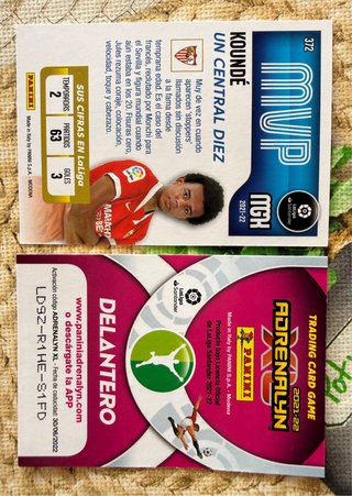 4 cromos Sevilla FC – Megacracks / Adrenalyn XL