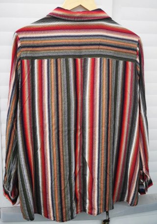 Camisa de rayas multicolor