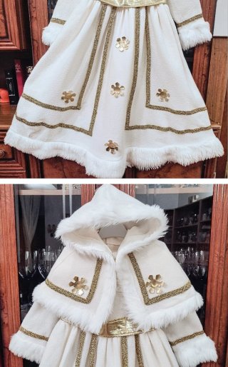 DISFRAZ INFANTIL REINA NIEVES/ MEDIEVAL/ PRINCESA