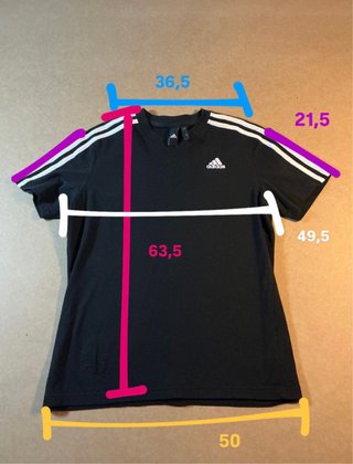 Camiseta Adidas 3 Rayas Blanca Negra Unisex