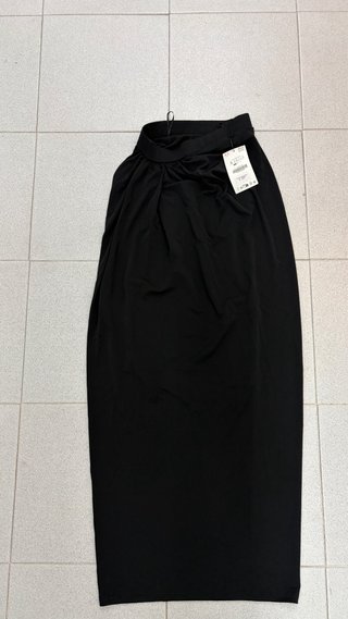 Falda Zara Negra Talla S