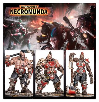 WH Necromunda Jefes de la Forja Goliat y Sumpkrocs