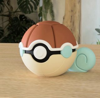 Pokéball Squirtle Impresión 3D Colección