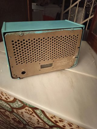 Radio Philips Vintage Turquesa Años 50