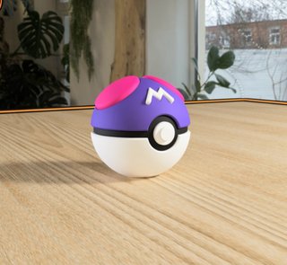 Master Ball Pokémon Impresión 3D Pokéball Colecció