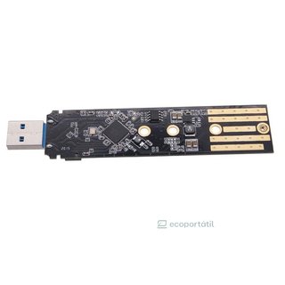Adaptador SSD USB-A, M.2, NVME, PCIe, NGFF, USB 3.1, GEN2, 10gbps, M2, para SSD 2230/2242/2260/2280