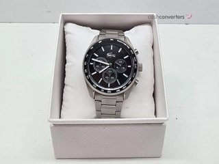 reloj pulsera caballero lacoste boston cronógrafo