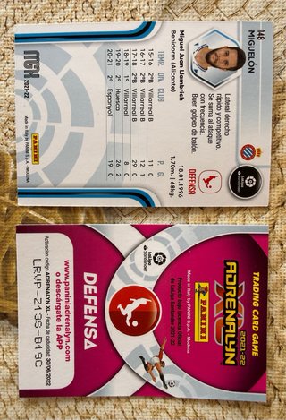 2 cromos RCD Espanyol – Megacracks / Adrenalyn XL