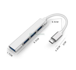 MultiHUB USB tipo C 3.0 y 3.1, Lenovo, Xiaomi, Macbook Pro, Air, Portátil, Nuevo