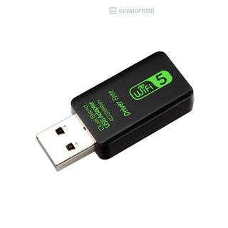 Adaptador WiFi USB AC 1300Mbps Dual Band 5GHz 802.11ac