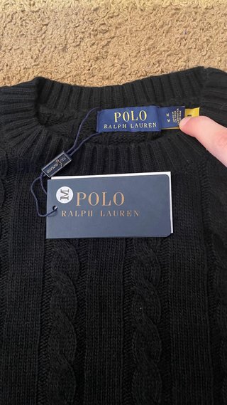 Maglione Polo Ralph Lauren Nero Taglia L