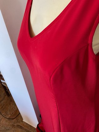 Vestido Flamenca Rojo Volantes