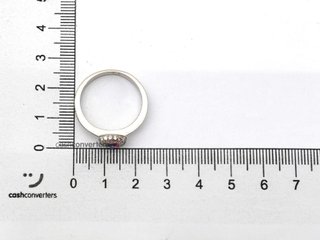 sortija oro 18k con piedra con diamante,zafiro