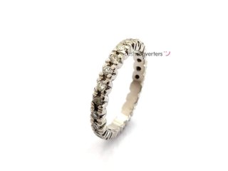 sortija oro 18k con piedra con diamante