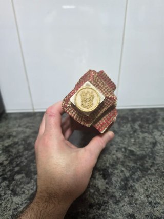 Botella antigua licor Resolide 1960