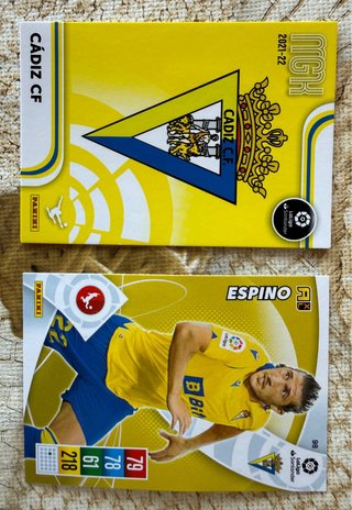 5 cromos Cádiz CF – Megacracks / Adrenalyn XL