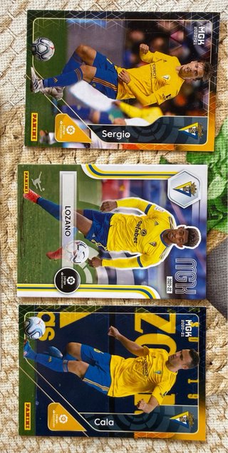 5 cromos Cádiz CF – Megacracks / Adrenalyn XL