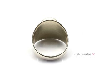 sello plata 925mm con piedra con cuarzo