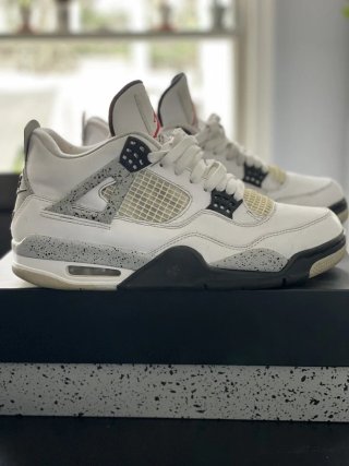 Air Jordan 4 Retro OG White Cement