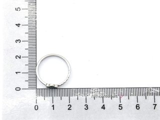 sortija plata 925mm con piedra con cuarzo
