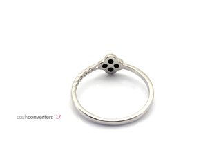 sortija plata 925mm con piedra con cuarzo
