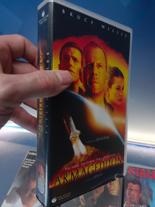 6 películas años 90, Vhs, La roca, The firm, Mentiras arriesgadas, Armageddon y mas