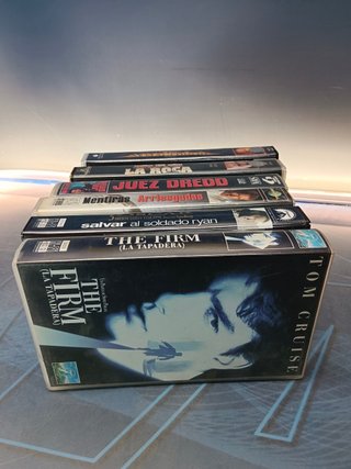 6 películas años 90, Vhs, La roca, The firm, Mentiras arriesgadas, Armageddon y mas