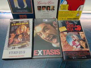 8 cintas, VHS, películas españolas