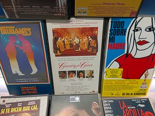 8 cintas, VHS, películas españolas