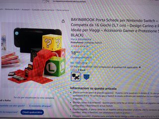 nuovo: Porta Schede per Nintendo Switch