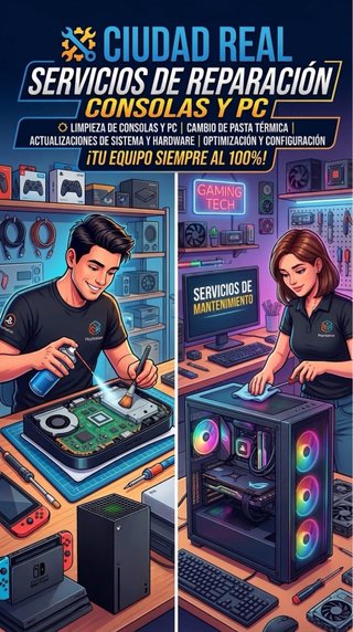 Mantenimiento Profesional de Consolas y PC