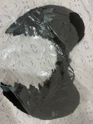 Alas negras para disfraz
