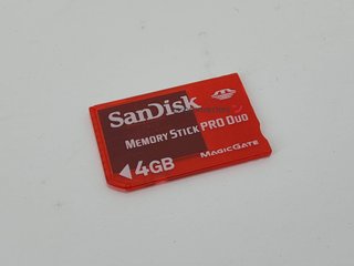 accesorio psp sandisk memory stick pro duo 4gb