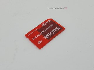 accesorio psp sandisk memory stick pro duo 4gb