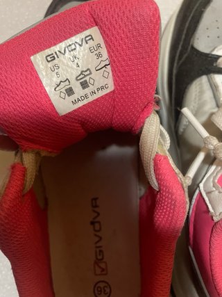 Scarpe Givova Donna Tg 36 Rosa/Grigie