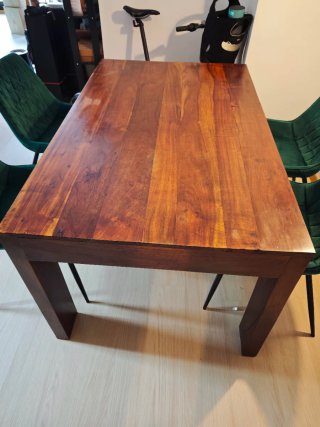 Mesa Comedor Caoba Colonial 150x100 + 6 Sillas