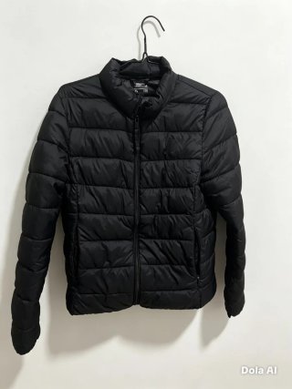 Chaqueta acolchada negra talla L