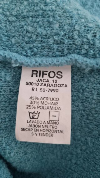 Chaqueta estilo Chanel turquesa